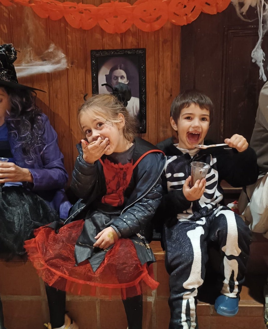 Pirineo en Halloween con niños